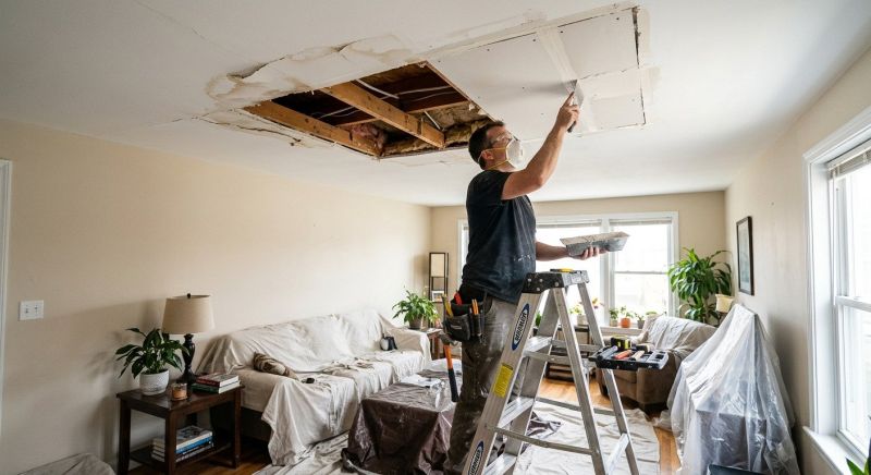 Bedroom Ceiling Repair in Olathe, KS