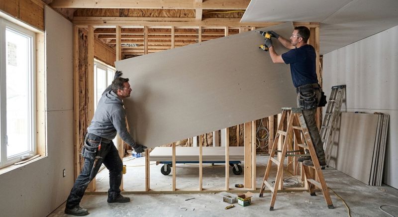 Gypsum Board Installation in Conroe, TX