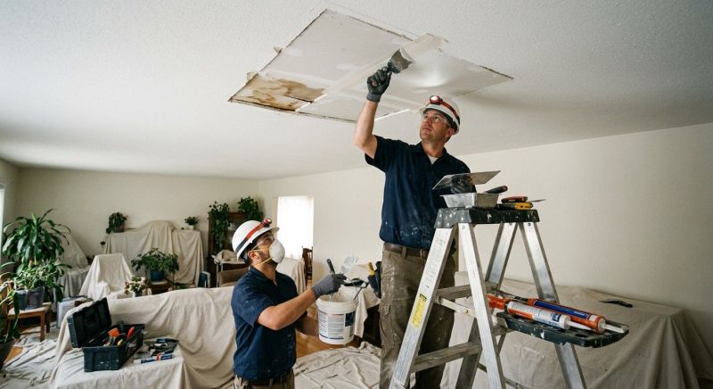 Bedroom Ceiling Repair in Wilmington, NC