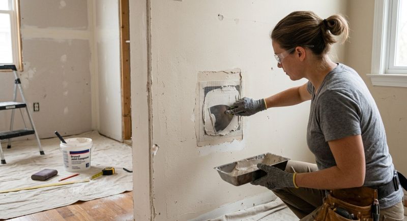 Bedroom Wall Repair in Alpharetta, GA