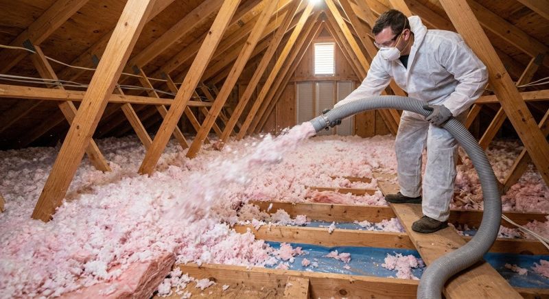 Blown Insulation Installation in Longmont, CO