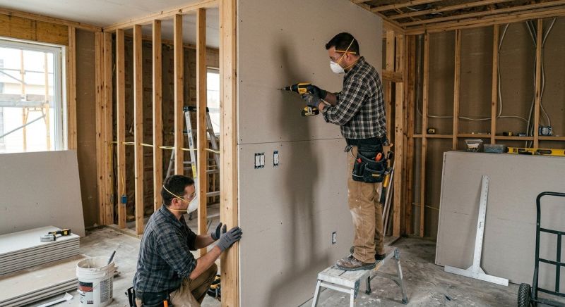 Garage Wallboard Installation in Wilmington, NC