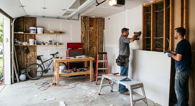 Garage Wallboard Installation in Littleton, CO